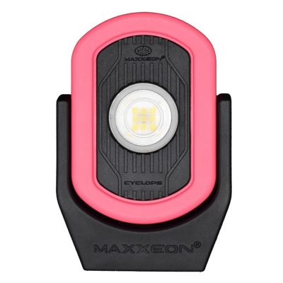 MXN00815 image(0) - Maxxeon Workstar 815 CYCLOPS 720 Lumen USB-C Rechargeable Work light with Magnetic Base - Pink
