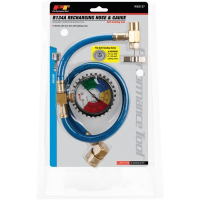 WLMW83137 image(2) - Wilmar Corp. / Performance Tool Recharge Hose And Gauge R134a