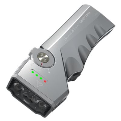 MXN04040 image(1) - Maxxeon SearchPoint SHIFTER 1500 Lumen Rechargeable Handheld Flashlight - Steel