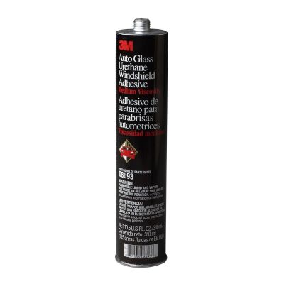 MMM8693 image(0) - 3M 08693 Auto Glass Urethane Windshield Adhesive, 10.5 fl-oz Cartridge, Paste, Black, 1.2, 24 hr Curing