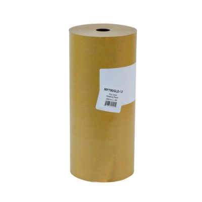 HITMP700GLD-12 image(0) - High Teck Products MP700GLD-12 Masking Paper, 12 in W x 700 ft L, Polycoated Paper, Gold, 30 lb Basis