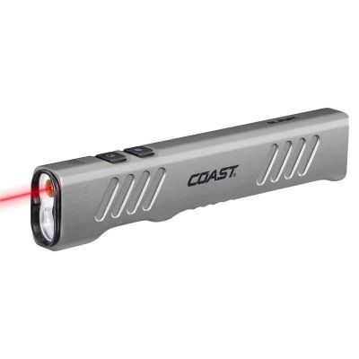 COS31013 image(0) - COAST Slayer Pro LASER Flashlight - Silver, 1000 Lumen