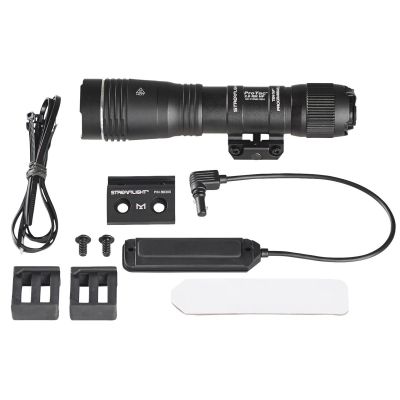 STL89014 image(0) - Streamlight ProTac 2.0 Rail Mount HP Long Gun Light - System - Includes M-LOK mount, mounting hardware, straight momentary pressure switch,  SL-B50 rechargeable battery pack, and USB-C cord - Box - Black
