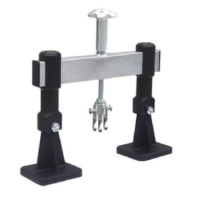 HSA1091 image(0) - H&S AutoShot UNI-1091 Bridge Puller 16-inch Aluminum Bar, 3-Finger Claw Hand Wheel Adjust with Swivel Feet