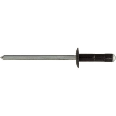 AVCAP17615 image(0) - AUVECO AP17615 Rivet, 1/8 in Dia x 5/16 to 3/8 in Grip Range, Aluminum Rivet/Steel Mandrel, Black