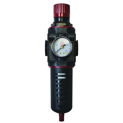 RTCFR500G image(0) - Reading Technologies  FR500-G Filter/Regulator, 1/2 in Inlet/Outlet, 80 scfm, 5 um, 120 deg F Maximum, 180 psig Maximum Supply
