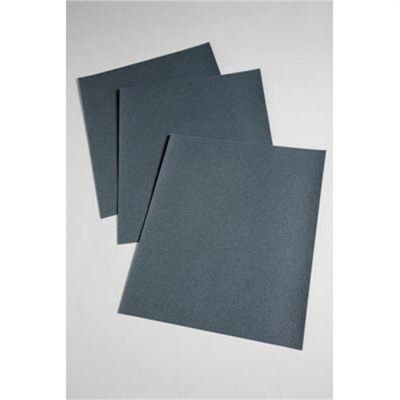 MMM2015 image(0) - 3M Wetordry Tri-M-Ite 02015 431Q Series Paper Sheet, 9 in W x 11 in L, 150 Grit, Fine Grade, Black, Wet/Dry