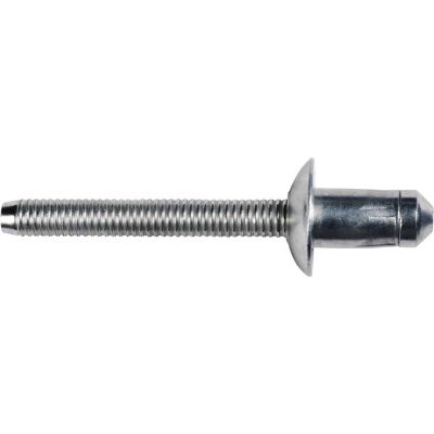 AVC22067 image(0) - AUVECO 22067 Specialty Rivet, 1/4 in Dia x 0.06 to 0.138 in Grip Range, Steel, Zinc