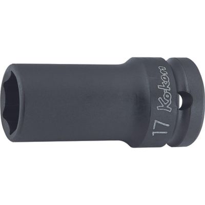 KKN14301X-23 image(0) - Ko-ken USA 14301X-23 1/2 Sq. Dr. Socket 23mm 6 point Length 65mm Thin walled