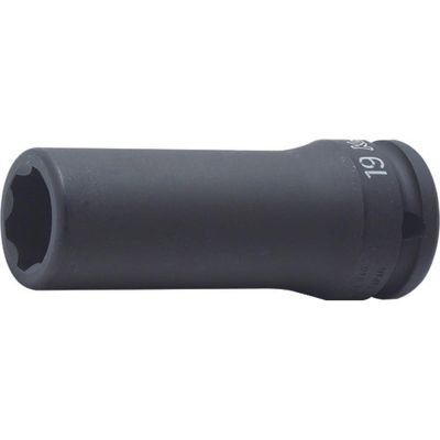 KKN15310M-21 image(0) - Ko-ken USA 15310M-21 5/8 Sq. Dr. Socket 21mm Surface Length 90mm