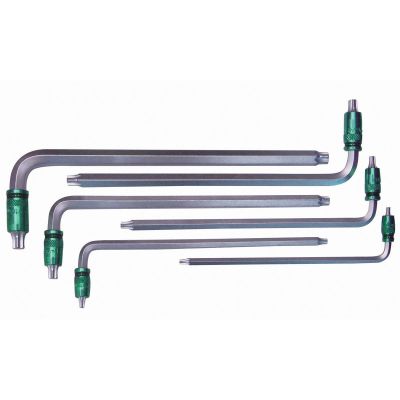 AST1035 image(1) - Astro Pneumatic 6pc 2-in1 Int.Torx/Ext.Hex Key Wrench Set