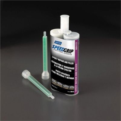 NOR06412 image(0) - Norton Speed Grip 06412 2-Part Epoxy Repair and Filler, 220 mL Cartridge, Purple, Paste