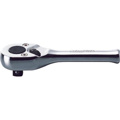 KKN2753PS image(0) - Ko-ken USA 1/4 Sq. Dr. Ratchet Handle 20 teeth Short Length 75mm
