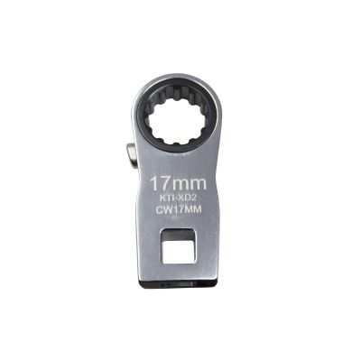 KTIXD2CW17MM image(0) - K Tool International Ratcheting Crowfoot Wrench 17mm 3/8 Inch Drive