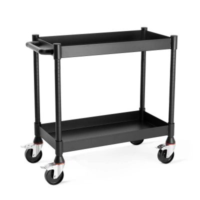LUXUCMT012 image(0) - Luxor MightyHaul 18 inch Heavy Duty 2 Shelf Utility Cart
