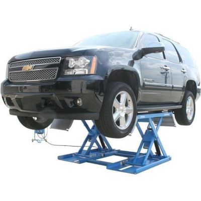 ATEATTD-7K-KWIK-FPD image(0) - Atlas Automotive Equipment 7K-Kwik-Bay Portable Mid-Rise Scissor Lift 7000 lb. Capacity