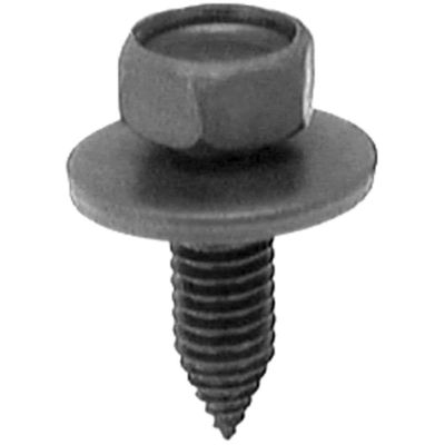 AVC12693 image(0) - AUVECO 12693 Hex Head Sems CA Point Body Bolt, M6 x 1 mm x 20 mm L x 10 mm Across Flats, Phosphate