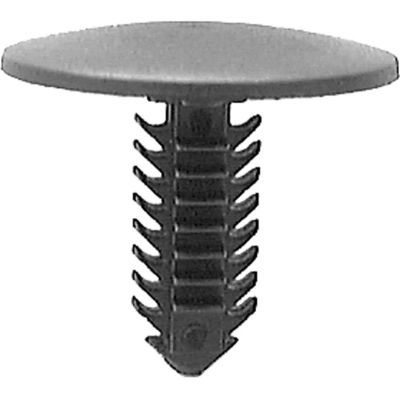AVC12571 image(0) - AUVECO 12571 Fascia to Bumper Retainer, 1 in Dia Top Head, Nylon, Black