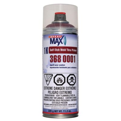 SMX3680001 image(0) - SprayMax 3680001 Self-Etch Weld-Thru Primer, 11.3 oz Aerosol Can, Red Brown, 5.4 to 8.1 sq-ft Coverage