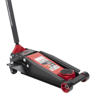 INT352SD image(0) - American Forge & Foundry Service Jack - 3.5 Ton Capacity - Lightning&trade; Lift - Short Chassis - 2 pc Handle - 4" Min H to 20.5" Max H - SUPER DUTY