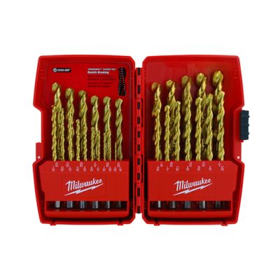 MLW48-89-0012 image(1) - Milwaukee Tool THUNDERBOLT Titanium Drill Bit Set &hyphen; 29PC