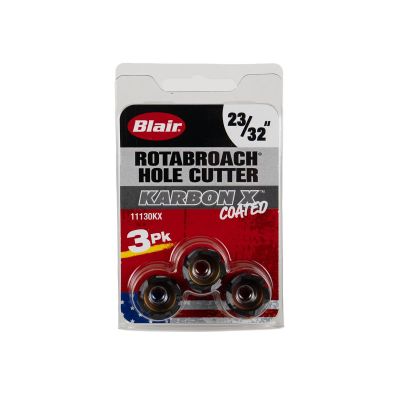 BLR11130KX image(0) - Blair 23/32" Karbon X Rotabroach Cutters - 3PK (11130KX)