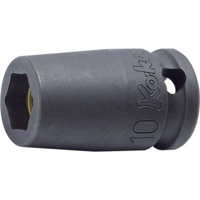 KKN13460AG-5-16 image(0) - Ko-ken USA 13460AG-5/16 3/8 Sq. Dr. Socket 5/16 6 point Length 32mm Self-Tapping screw Magnet