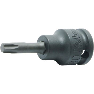 KKN13025-50-T20 image(0) - Ko-ken USA 13025.50-T20 3/8 Sq. Dr. TORX T20 Bit Socket - Length 50mm