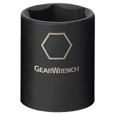 KDT84501N image(0) - GearWrench 1/2 Inch Drive 6 Point Standard Impact SAE Socket 7/16 Inch