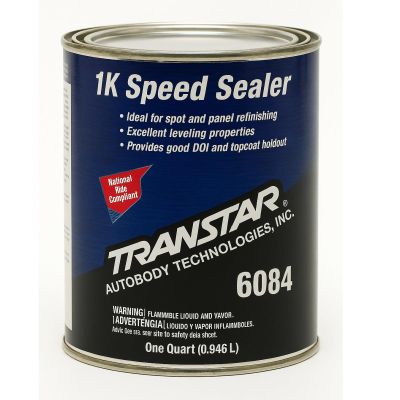 TRP6084 image(0) - Transtar Autobody Products 1K Speed Sealer Low VOC 255 Square Feet per Gallon- 1 Quart - Light Gray