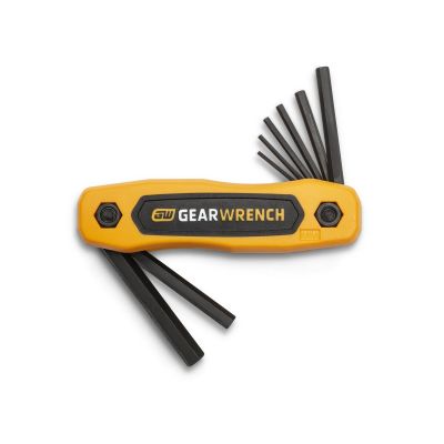 KDT83506 image(0) - GearWrench 8 Piece Metric Folding Hex Key Set
