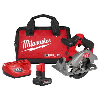 MLW2521-21HO image(0) - Milwaukee Tool M12 FUEL 5-3/8 Inch Circular Saw Kit