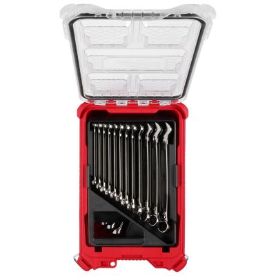 MLW48-22-9483 image(1) - Milwaukee Tool 15pc Metric Combination Wrench Set with PACKOUT Compact Organizer
