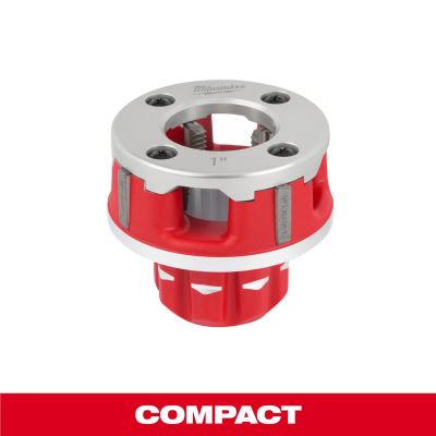 MLW48-36-1309 image(0) - Milwaukee Tool Milwaukee Compact 1 Inch ALLOY NPT Portable Pipe Threading Forged Aluminum Die Head