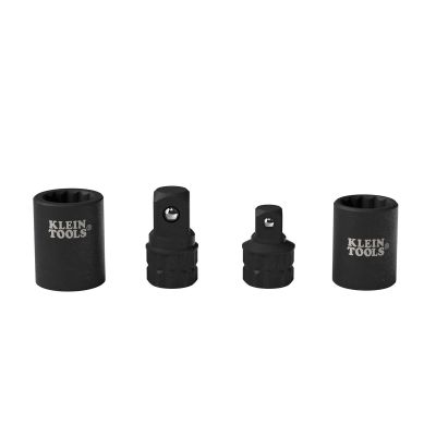 KLE65918 image(0) - Klein Tools 18 mm Metric 6-Point Socket, 3/8-Inch Drive
