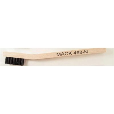 MAB468-N image(0) - Mack Brushes 468/N 468 Series Welder Mini Scratch Brush, 7-3/4 in OAL, Nylon, Wood Handle