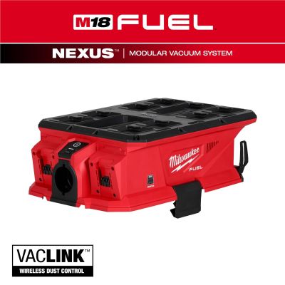 MLW0926-20 image(0) - Milwaukee Tool M18 FUEL NEXUS Dual Battery Wet/Dry Vacuum Motor Head With PACKOUT Compatibility and VACLINK