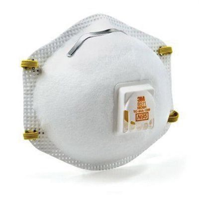 MMM54343 image(1) - 3M 54343 Molded Cup Particulate Respirator, Standard, N95 Filter Class, NIOSH Approved (Y/N): Yes