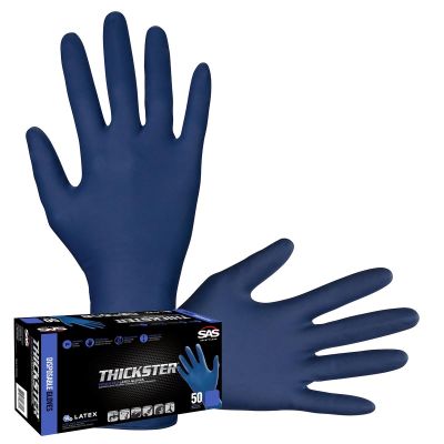SAS6605 image(0) - SAS Safety Thickster Powdered Latex Exam Grade Glove, XXL