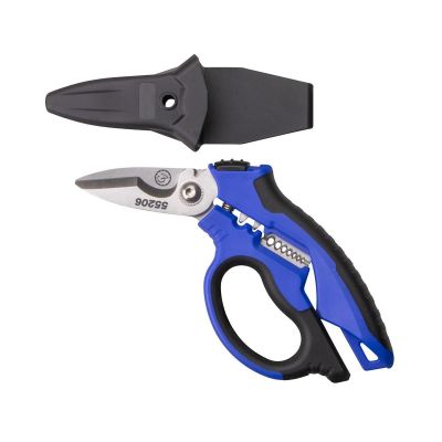 CAL55206 image(0) - Horizon Tool 8 Inch Angled Electrician Scissors