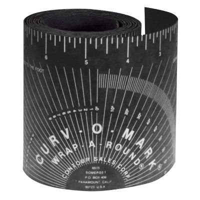 SRW14753 image(0) - Jackson Safety Large Wrap-A-Round Pipe Ruler - Black