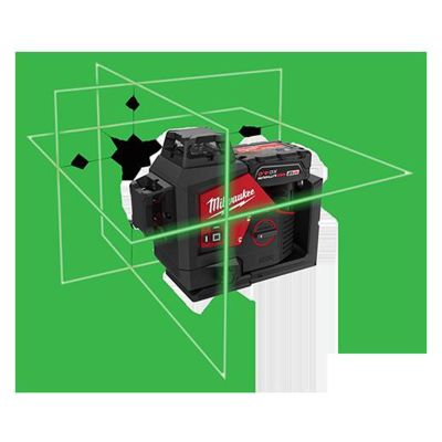 MLW3632-21 image(1) - Milwaukee Tool M12 Green 360 Degree 3-Plane Laser Kit