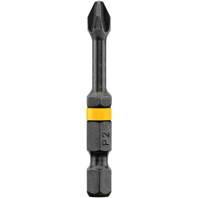 DWTDWA2PH1IRB image(0) - DEWALT 2-Inch Phillips Number-1 Impact Ready Flextorq Bits, 50-Pack