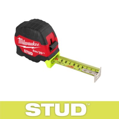 MLW48-22-1426 image(0) - Milwaukee Tool 8m/26ft STUD Tape Measure
