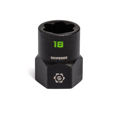 GETXBM18 image(0) - Grip Edge Tools 18mm 3/8" Dr RPT Socket Extractor with FORS (Standard Length)