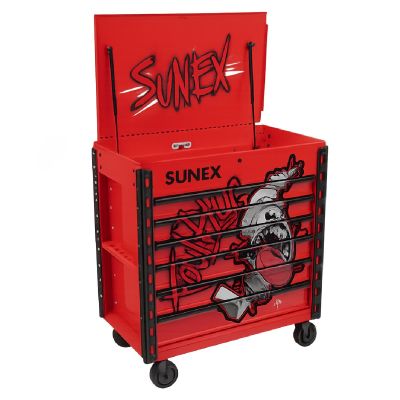 SUN8057XTRFOULPLUG image(0) - SUNEX Tony Squindo "Foul Plug" Premium Full Drawer Service Cart
