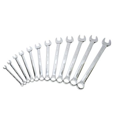 KTI41301 image(1) - K Tool International Wrench Set Combination 12 Piece Hi Polish