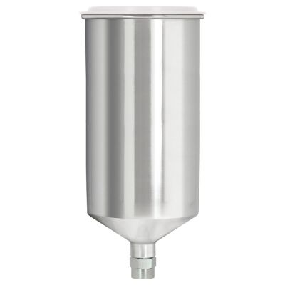 AES153 image(0) - AES Industries 153 Spray Cup, 1 L, Aluminum, Polished, For All Standard Gravity Feed Spray Gun Models