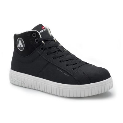 FSIAW6201-10M image(0) - AIRWALK DEUCE Mid - Men's Mid Top Shoe - CT|EH|SR - Black/White - Size: 10 - D - (Regular)