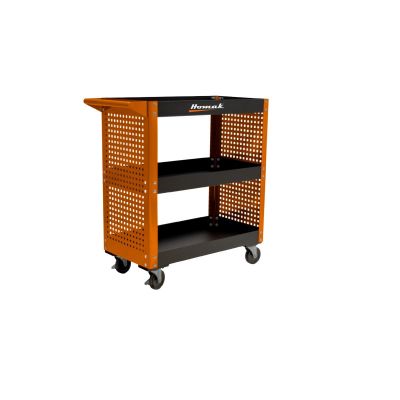 HOMOB06030032 image(0) - Homak Manufacturing 30 Inch 3 Tier Service Cart with Toolboard